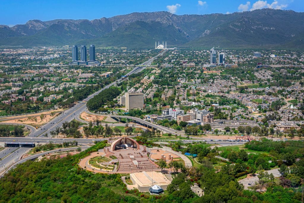 Aerial View of Islamabad