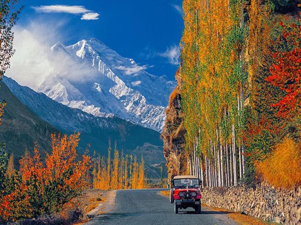 Picturesque view from Hunza