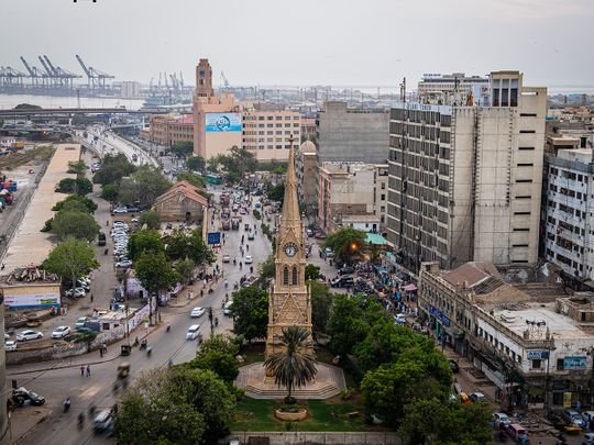 Aerial View of Karachi