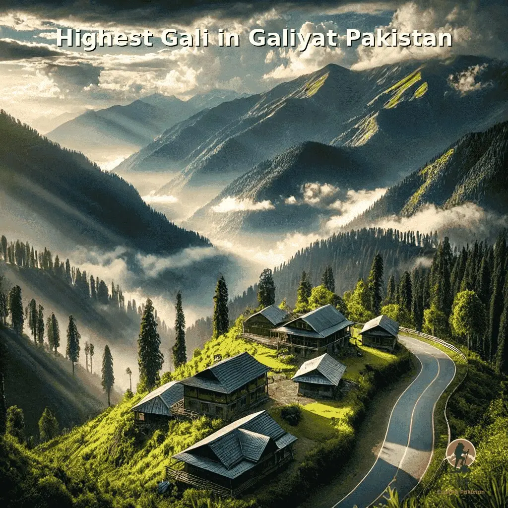 Which is the Highed Gali in Galiyat Region?