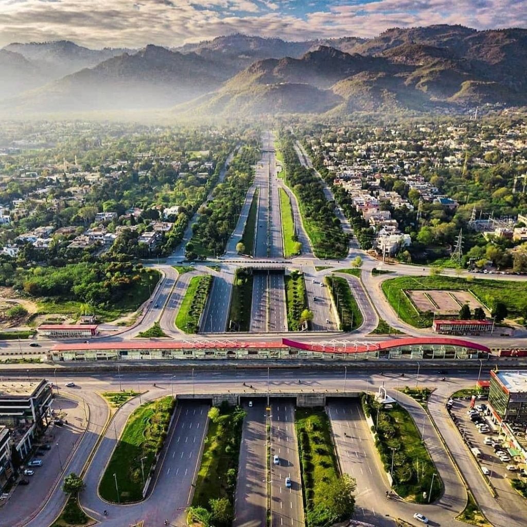 Aerial View of Islamabad