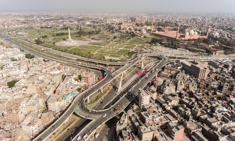 Aerial View of Lahore