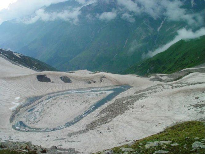 A beautiful view of Ansoo Lake