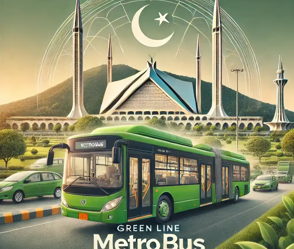 Green Line Metrobus in Islamabad