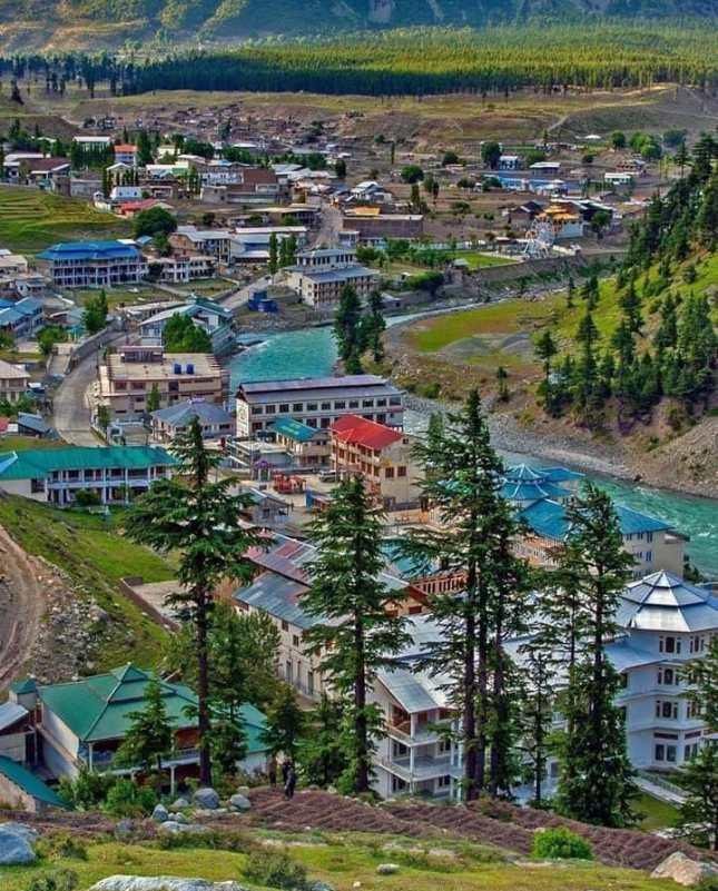 An aerial view of kalam bazar